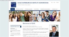 Desktop Screenshot of esve-paris.com