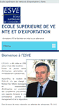 Mobile Screenshot of esve-paris.com